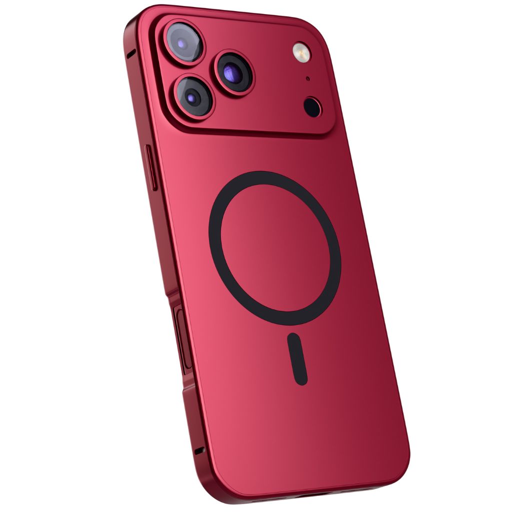 iPhone 18 Pro Max Case in Dark Cherry MagSafe