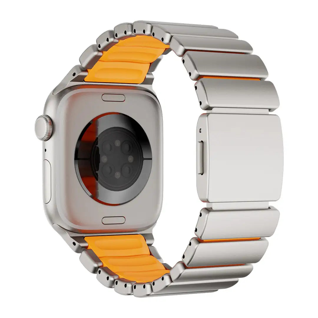 49mm apple watch ultra titanium band orange #color_Titanium Cosmic Orange
