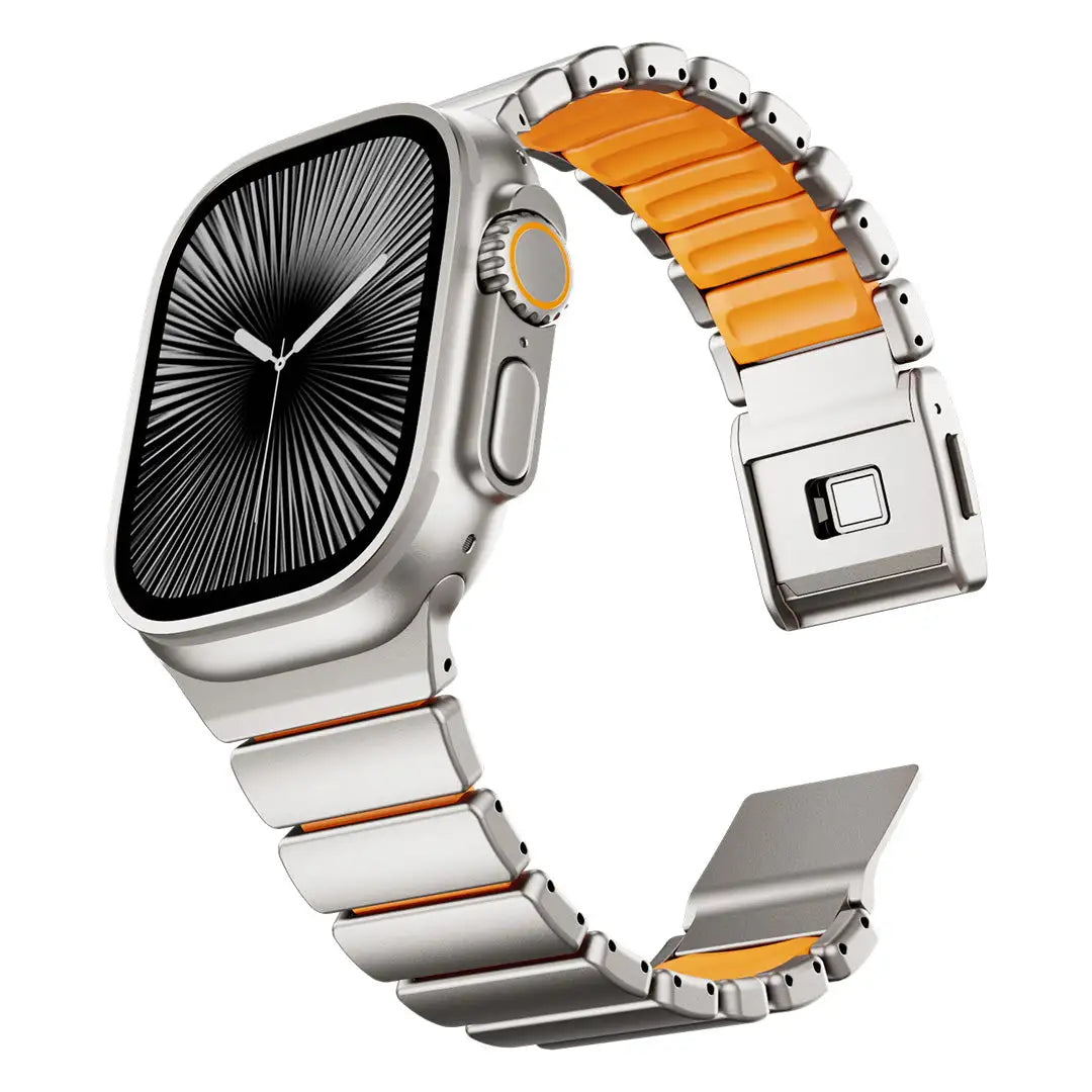 apple watch ultra rubber band titanium orange #color_Titanium Cosmic Orange
