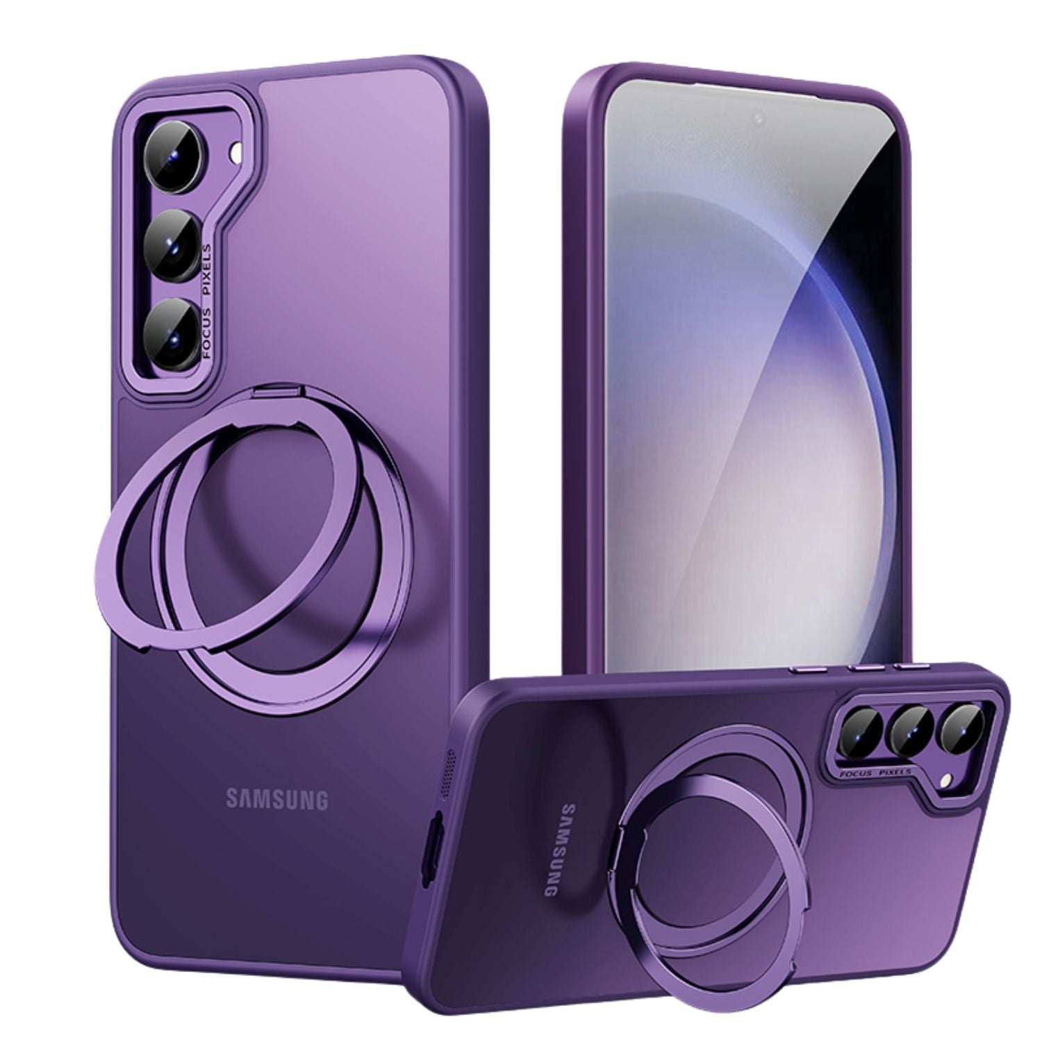 Magnetic Case with Kickstand for Samsung