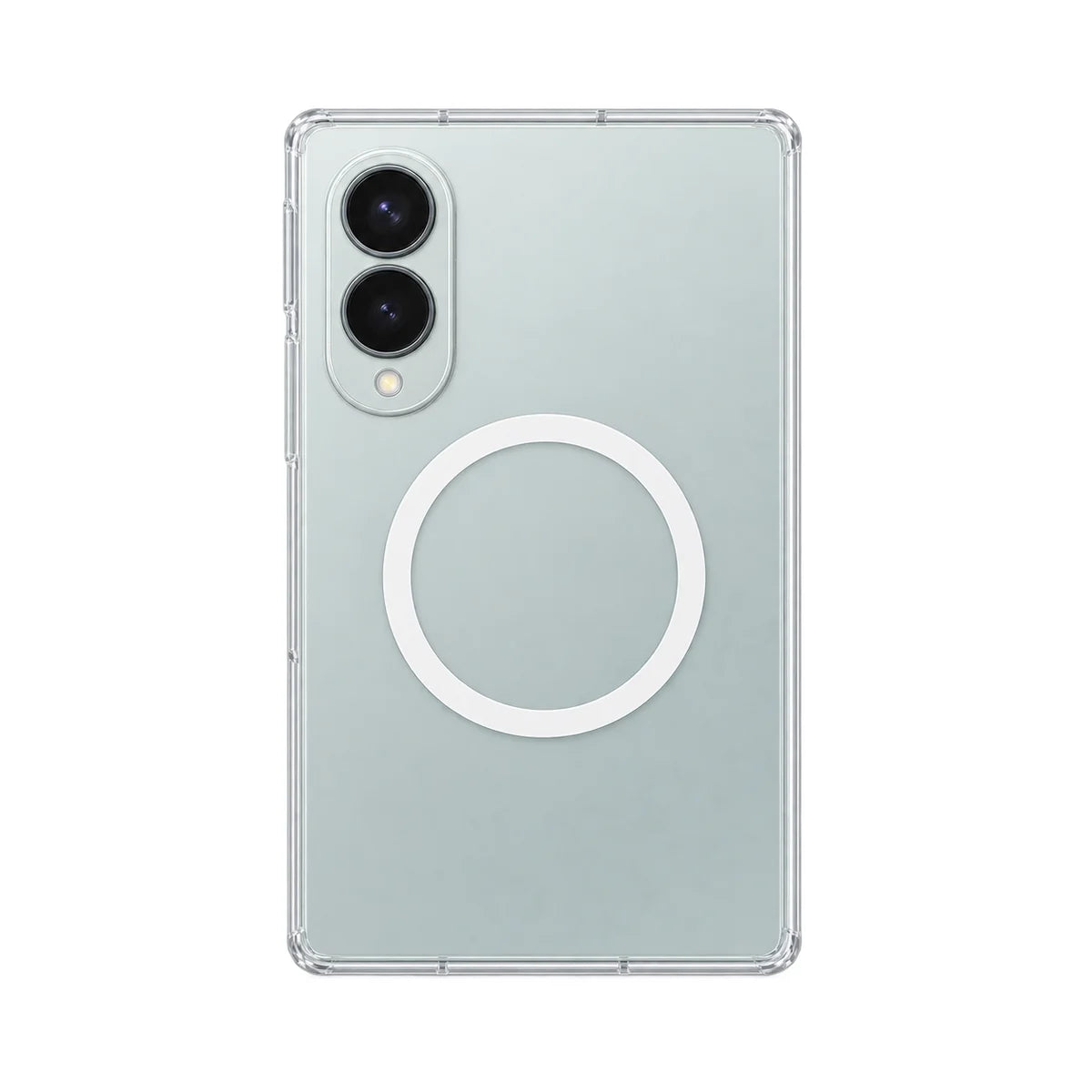 MagCase Clear for Samsung Z Fold 8, clear magnetic case rear view #Samsung Model_Samsung Z Fold 8