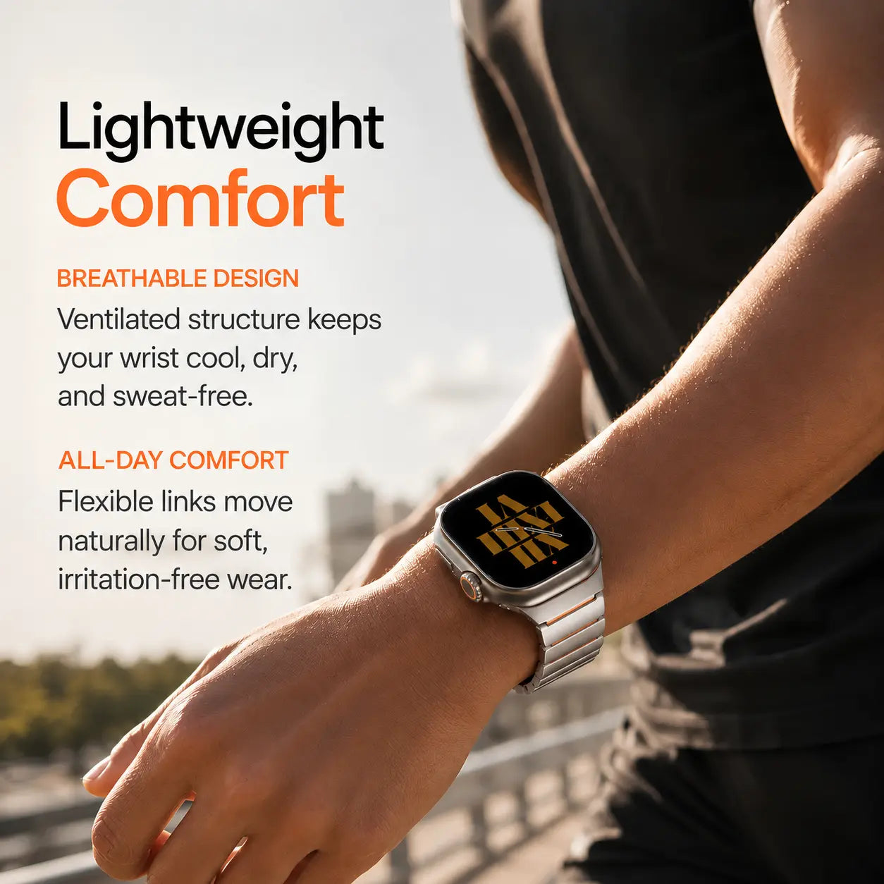 watchband active apple watch ultra cosmic orange #color_Titanium Cosmic Orange
